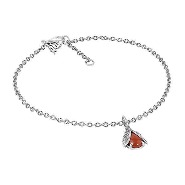 Silver Floral Single Stylish Anklet for Women & Girls(Silver)(9575b)