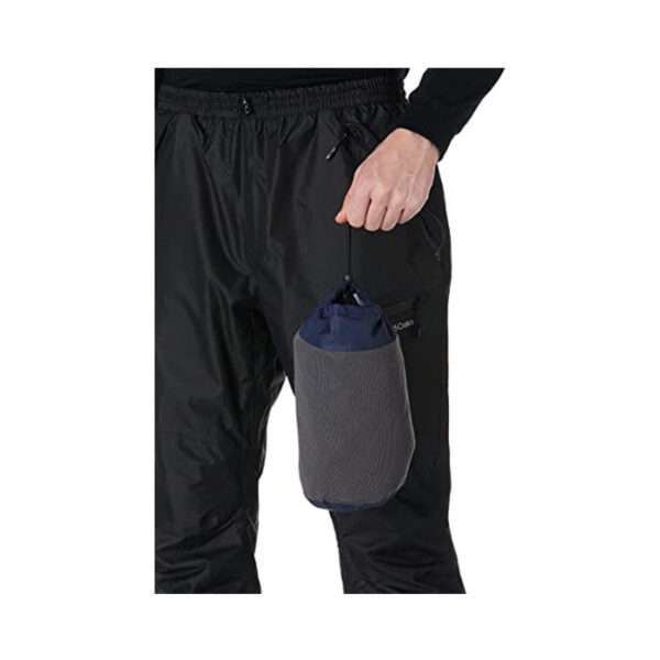 Men's Waterproof Rain Jacket with Lightweight Packable Outdoor Long Raincoat - Image 2