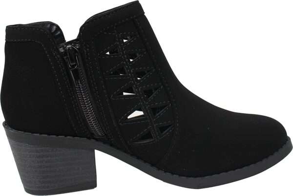 Girls Stacked Heel Ankle Boot - Image 4