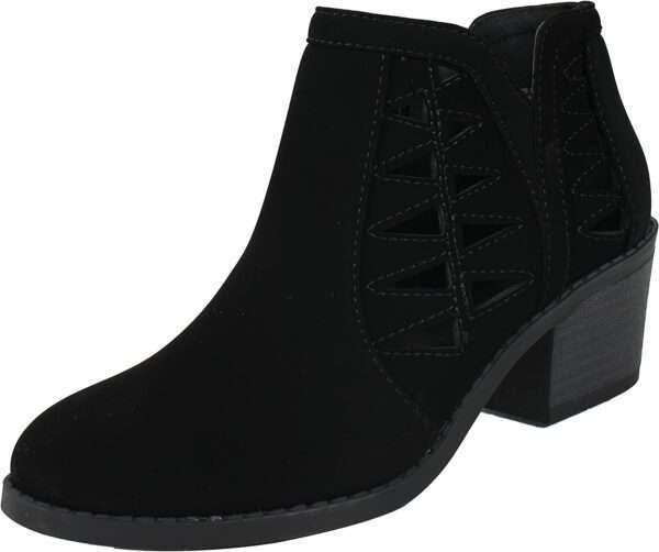 Girls Stacked Heel Ankle Boot - Image 2