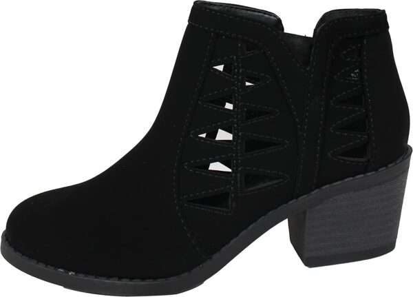 Girls Stacked Heel Ankle Boot - Image 5