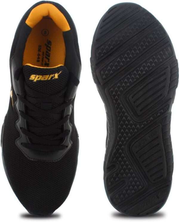 Running Shoes For Men  (Black, Gold) - Image 3